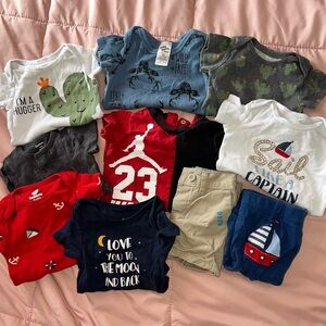 3/6M BABY BOY CLOTHES 10 ITEMS